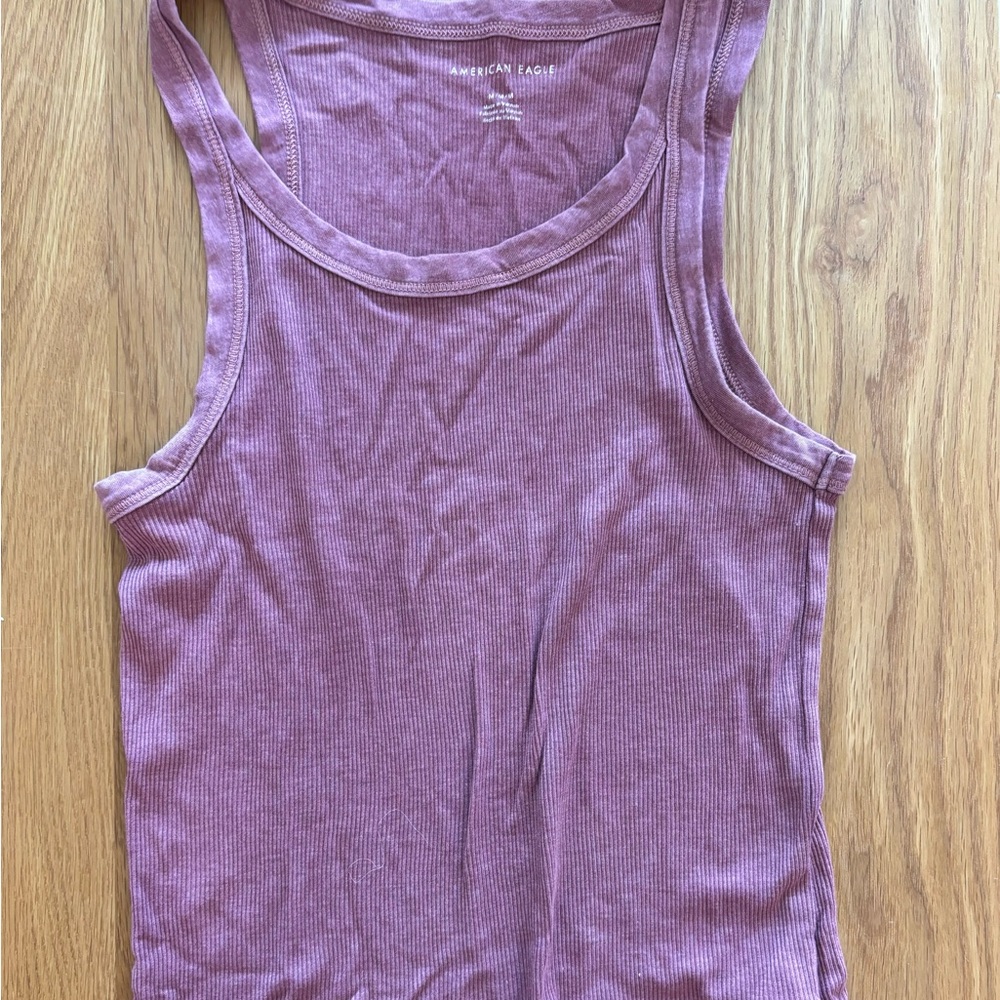 American eagle dusty rose tank top